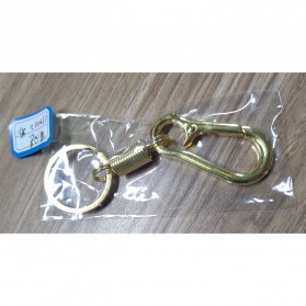 Ourpgone Quickrelease Carabiner with Keychain Per Spring - 18039 - Golden - 6