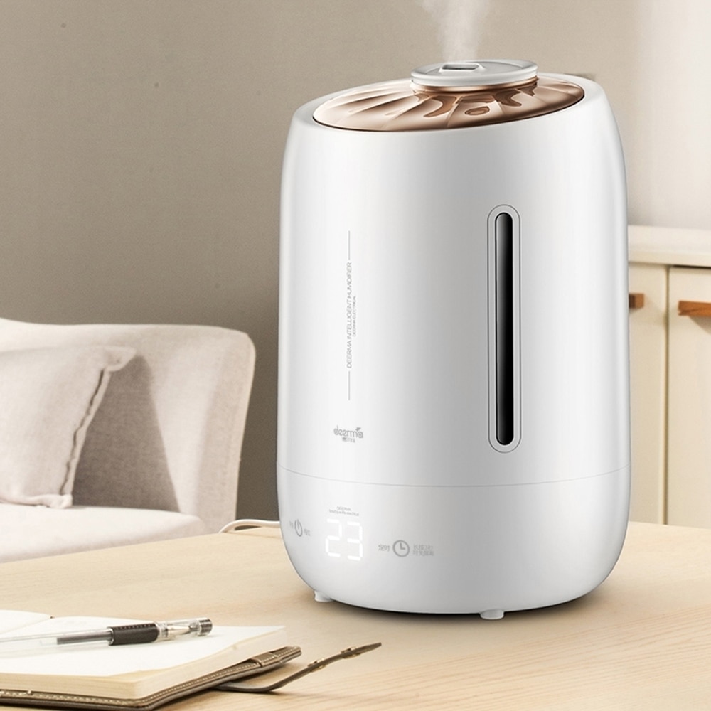 Xiaomi DEERMA Air Humidifier Ultrasonic Large Capacity 5L Touch Screen ...