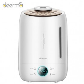 DEERMA Air Humidifier Ultrasonic Aromatherapy Oil Diffuser 5L Touch Screen Version - DEM-F500 - White - 1