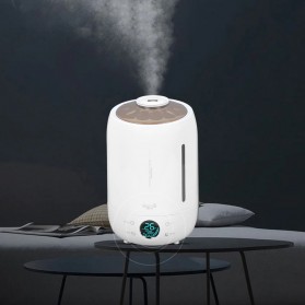 DEERMA Air Humidifier Ultrasonic Aromatherapy Oil Diffuser 5L Touch Screen Version - DEM-F500 - White - 5