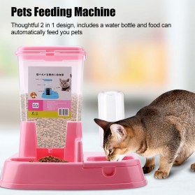 TaffHOME Tempat Makan Anjing Kucing Automatic Pet Food Dispenser - PET0640 - Blue - 2
