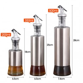 One Two Cups Botol Minyak Olive Oil Bottle Leak-proof 500ml - KG57H - Silver - 8