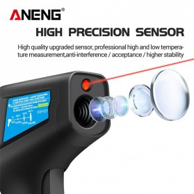 ANENG Thermometer Infrared IR Digital Non Contact - TH01A - Black - 2