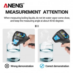 ANENG Thermometer Infrared IR Digital Non Contact - TH01B - Black - 4