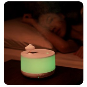 Sothing Music Air Humidifier Aromatherapy Oil Diffuser Night Light Spirited Away 260ML - DSHJ-S-2001 - White - 11