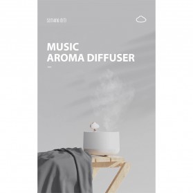 Sothing Music Air Humidifier Aromatherapy Oil Diffuser Night Light Spirited Away 260ML - DSHJ-S-2001 - White - 6
