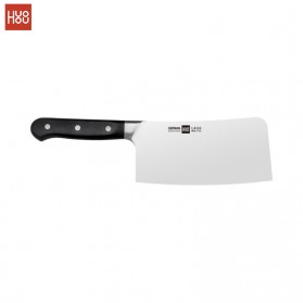 HUOHOU Pisau Daging Kitchen Cleaver Curve - HU0053 - Black/Silver