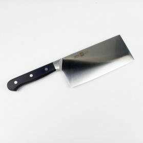 HUOHOU Pisau Daging Kitchen Cleaver Straight - HU0052 - Black/Silver - 1
