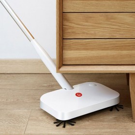 CLEANHOME Sapu Elektrik Floor Cleaning Sweeper Machine Collapsible - JCD006 - White - 3
