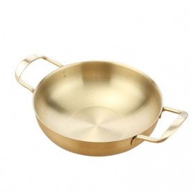 Corazon Panci Masak Korean Noodle Soup Pot Stainless Steel 19 cm - KC0408 - Golden
