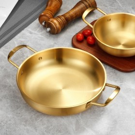Corazon Panci Masak Korean Noodle Soup Pot Stainless Steel 19 cm - KC0408 - Golden - 2