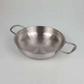 Corazon Panci Masak Korean Noodle Soup Pot Stainless Steel 25 cm - KC0408 - Silver - 2