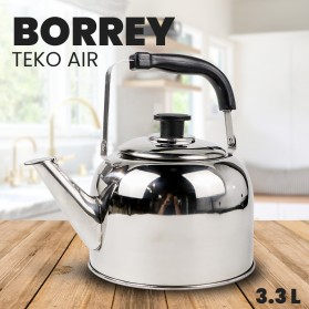 BORREY Teko Air Water Kettle 3.3 Liter - HS4062 - Silver