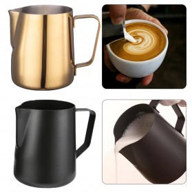 Cafetera Gelas Milk Jug Kopi Espresso Latte Art Stainless Steel 350ml - AA0052 - Golden - 5