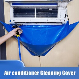 Gdktg Plastik Cuci AC Air Conditioner Cleaning Cover Waterproof - YK-400 - Blue