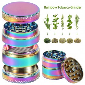 ISHOWTIENDA Grinder Penggiling Tembakau Rokok Herbal Herb Crusher 4 Layer 40mm - LST-26 - Multi-Color
