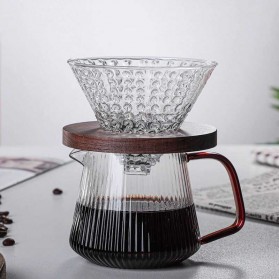 OHFIN Teko Kopi Coffee Maker Pot V60 Drip Kettle 500ml - SPA865 - Transparent - 8
