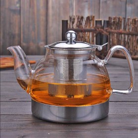 YOMEEI Teko Pitcher Teh Chinese Teapot Maker 800ml - TP-760 - Transparent - 10
