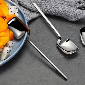 Moitakiy Sendok Teh Dessert Tea Spoon Stainless Steel - F81 - Black