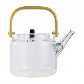CHAPIN Teko Pitcher Teh Chinese Teapot Maker Borosilicate Glass 1.1L - BR-8423 - Transparent