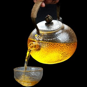 HKEPS Teko Pitcher Teh Chinese Teapot Maker Borosilicate Glass 700ml - BR-8424 - Transparent - 2