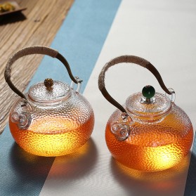 HKEPS Teko Pitcher Teh Chinese Teapot Maker Borosilicate Glass 700ml - BR-8424 - Transparent - 4