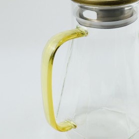 BORREY Teko Pitcher Teh Chinese Teapot Borosilicate Glass 1500ml - BRO-046 - Transparent - 3