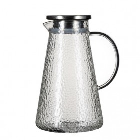 BORREY Teko Pitcher Teh Chinese Teapot Borosilicate Glass 1800ml - CW2365 - Transparent