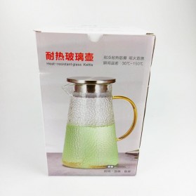 BORREY Teko Pitcher Teh Chinese Teapot Borosilicate Glass 1800ml - CW2365 - Transparent - 6