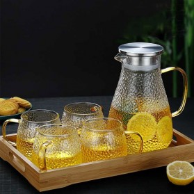BORREY Teko Pitcher Teh Chinese Teapot Borosilicate Glass 1500ml - BR-271 - Transparent - 5