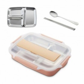 TaffHome Life Kotak Makan Bento Box Food Container - CPL050 - Pink