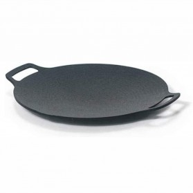 COOKKIT Wajan Masak Thick Cast Iron Pancake Pan Non-stick 33 cm - C0045 - Black