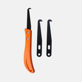 Alloet Tile Gap Hook Knife Cleaning Tool Alat Pembersih Celah Lantai - ALT1 - Black