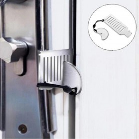 Ming Xin Kunci Pintu Portable Anti Lockpick Door Lock - HZP167 - Silver