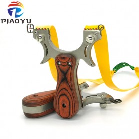 Mainan Lainnya - Piaoyu Ketapel Metal Slingshot Hunting Catapult - P1125 - Brown