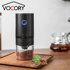 Vocory Penggiling Biji Kopi Elektrik Coffee Bean Grinder 120ml - HB-985 - Black