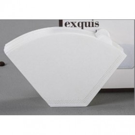 Exquis Kertas Filter Saringan Kopi V60 Drip Infuser 1 - 2 Serve 100 PCS - S101 - White - 3