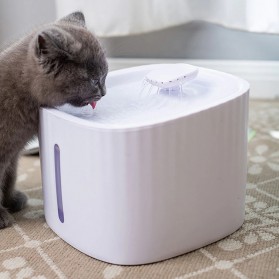 VILLA Water Dispenser Tempat Minum Anjing Kucing 3 Liter - EZ-1002 - White - 5