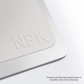 NPK Kain Keyboard Laptop Cover Lap Microfiber 15/16 Inch - AF02 - Gray - 3