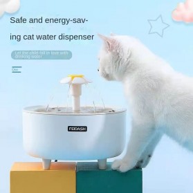 FEIDASH Water Dispenser Fountain Tempat Minum Anjing Kucing - G3370 - White - 3