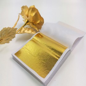SOLEDI Kertas Foil Dekorasi Gold Decoration Cake Dessert Paper Craft 100 PCS -  CB021 - Golden