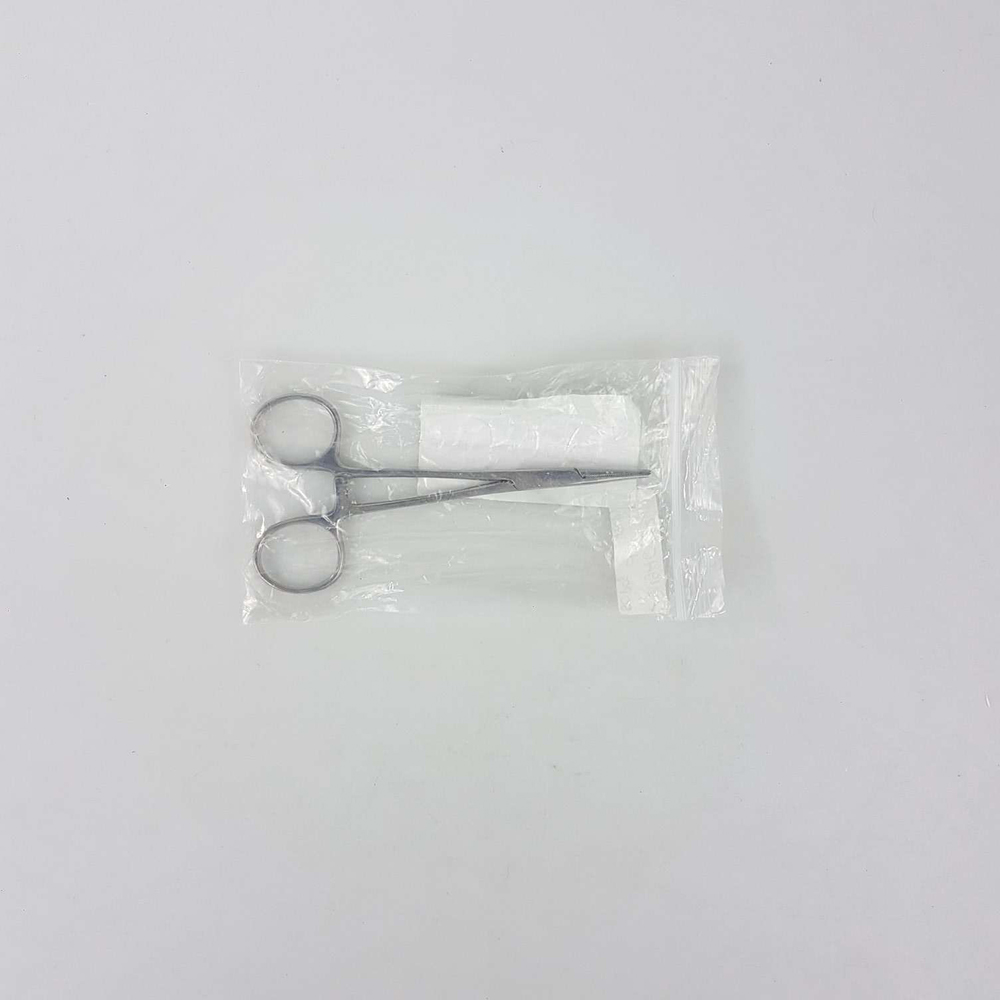 Gambar produk JiaJu Gunting Operasi Dokter Medis Hemostat Pliers Clamp Straight Tip 12.5cm - J4