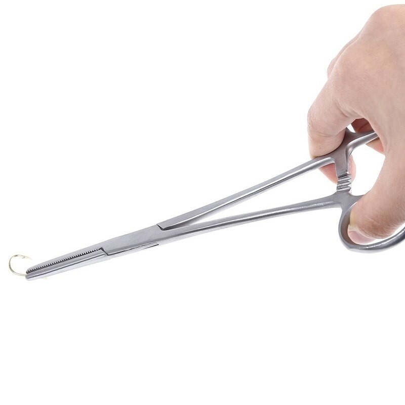 Gambar produk JiaJu Gunting Operasi Dokter Medis Hemostat Pliers Clamp Straight Tip 12.5cm - J4