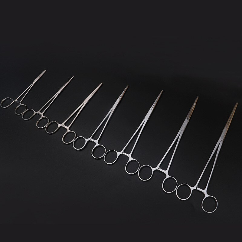 Gambar produk JiaJu Gunting Operasi Dokter Medis Hemostat Pliers Clamp Straight Tip 12.5cm - J4