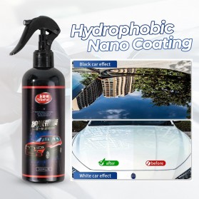 TrueFul Cairan Anti Air Kaca Mobil 9H Hydrophobic Nano Spray Ceramic Car Coating 300ml - TF-6 - Black