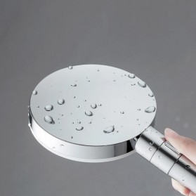 Dabai Diiib 3 Modes Handheld Shower Mandi 120mm 53 Water Hole dengan Selang - DXHS002 - Silver - 4
