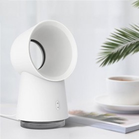 NeSugar Happy Life 3 in 1 Kipas Mini Cooling Bladeless Fan Humidifier Mist with LED Light - R003 - White