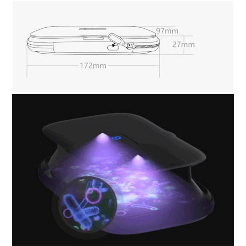 xiaomi youpin eue smartphone sterilizer disinfection ultraviolet uv led light black jakartanotebook com