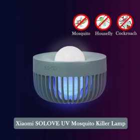 SOLOVE Pembasmi Nyamuk Mosquito Killer UV Night Light Trap Lantern Repellent Lamp - 002D - Black - 2
