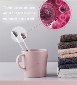Sothing Toothbrush Sterilizer Holder Box Tempat Sikat Gigi Antibakteri - M01 - White - 4